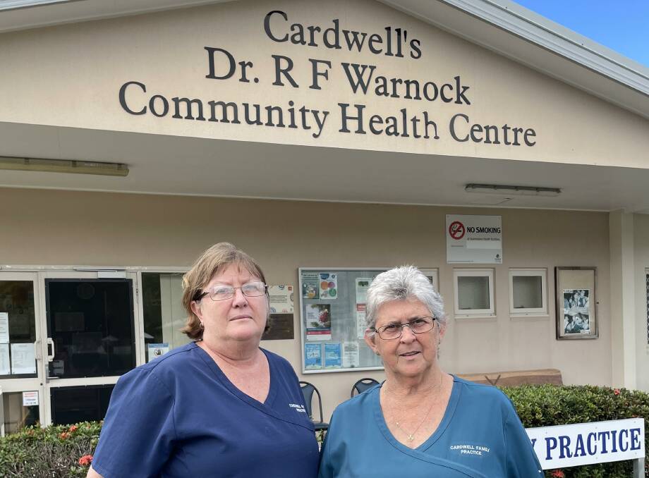 Cardwell Family Practice co-owners Julie McKay and Carmen Edmondson are devastated to be closing and leaving the community without a local clinic. Photo supplied.