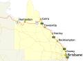 The National Highway 1 - Savannah Way links across three states/territories, Queensland, Northern Territory and Western Australia.