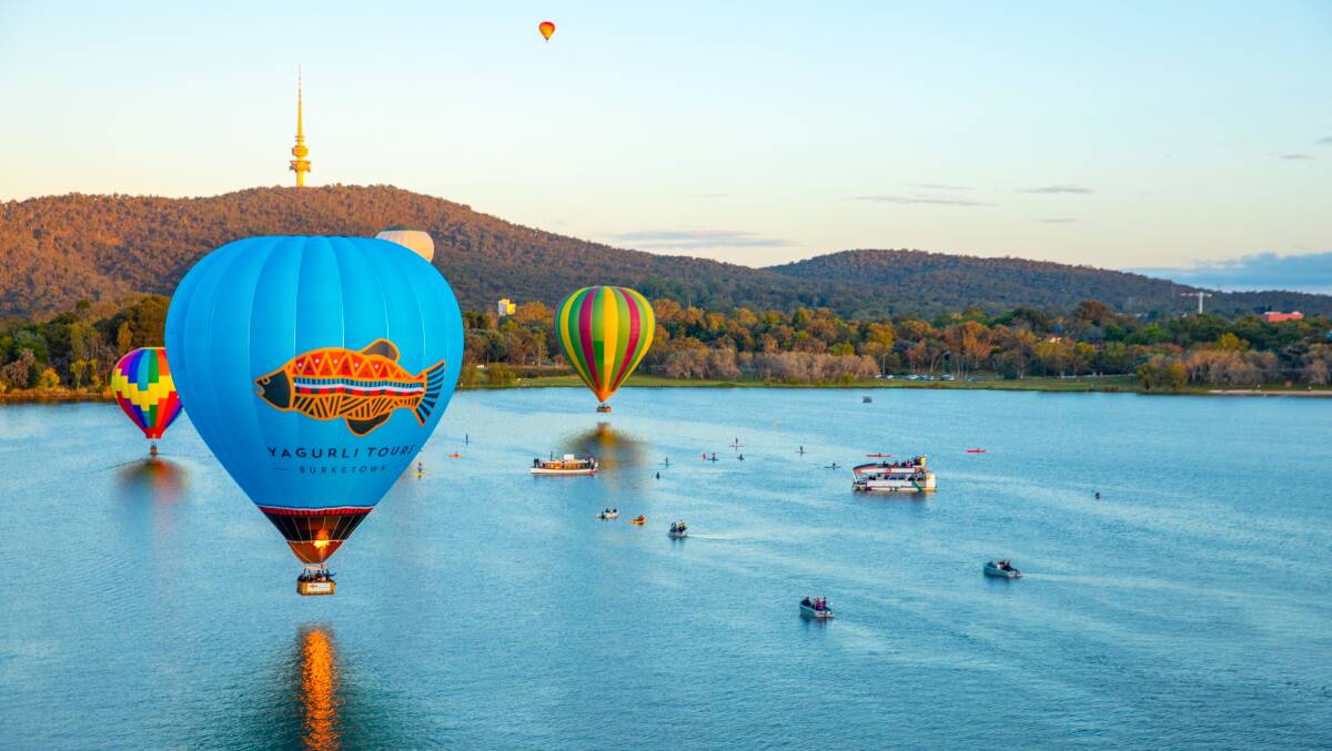 The Yagurli balloon had its maiden flight at the Canberra Festival in March this year. Photo supplied.