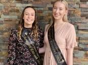 Leonie Ansell, 23, and Hannah Costello, 19, are the 2022 Cloncurry and District Showgirls. Photo supplied.
