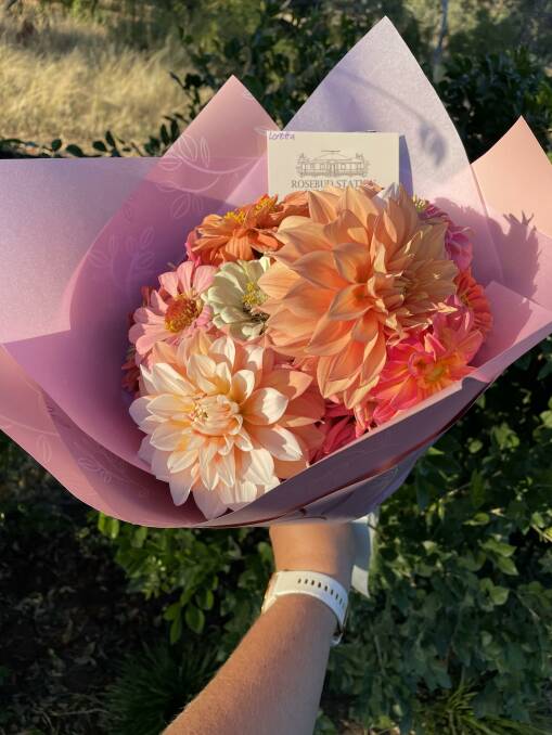 A bouquet of flowers from Rosebud Station Flower Farm near Cloncurry. Picture supplied.