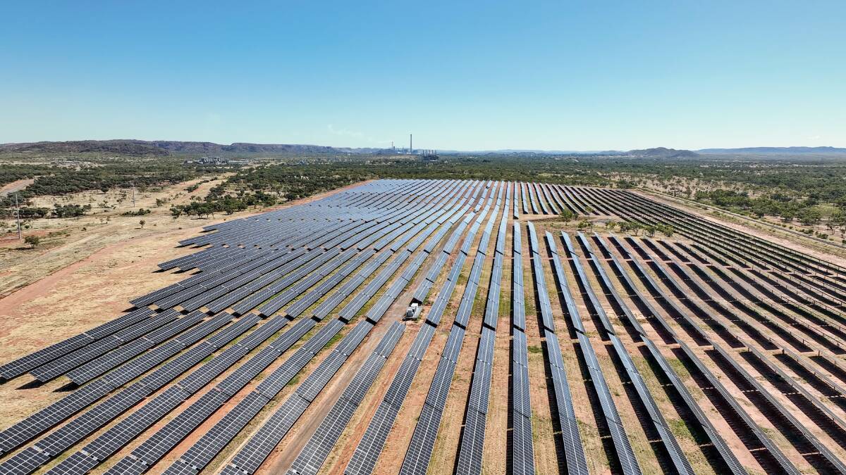 184,000 panels make up Dugald River Solar Farm at Mount Isa.