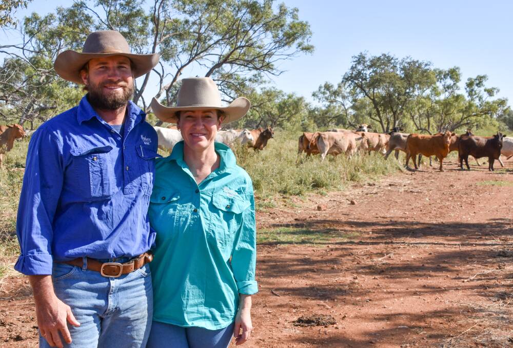 Robert and Ruth Chaplain at Wynberg Station near Cloncurry in north west Queensland. Photo by Samantha Campbell
