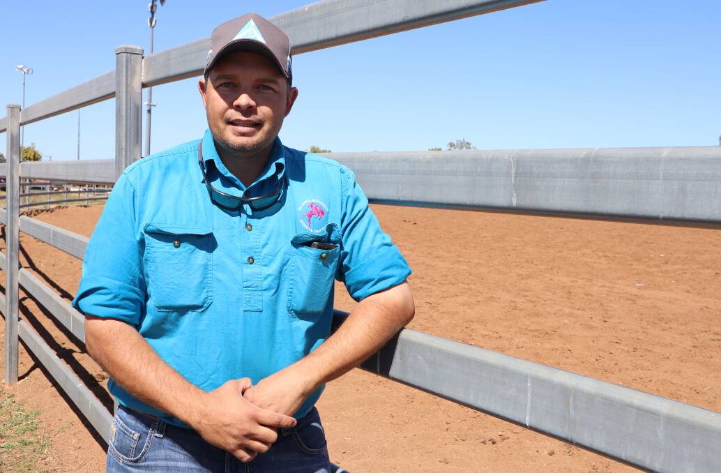 Bo Scoble is a local livestock agent in Cloncurry but is also a rodeo announcer across the North West. Photo by Samantha Campbell.