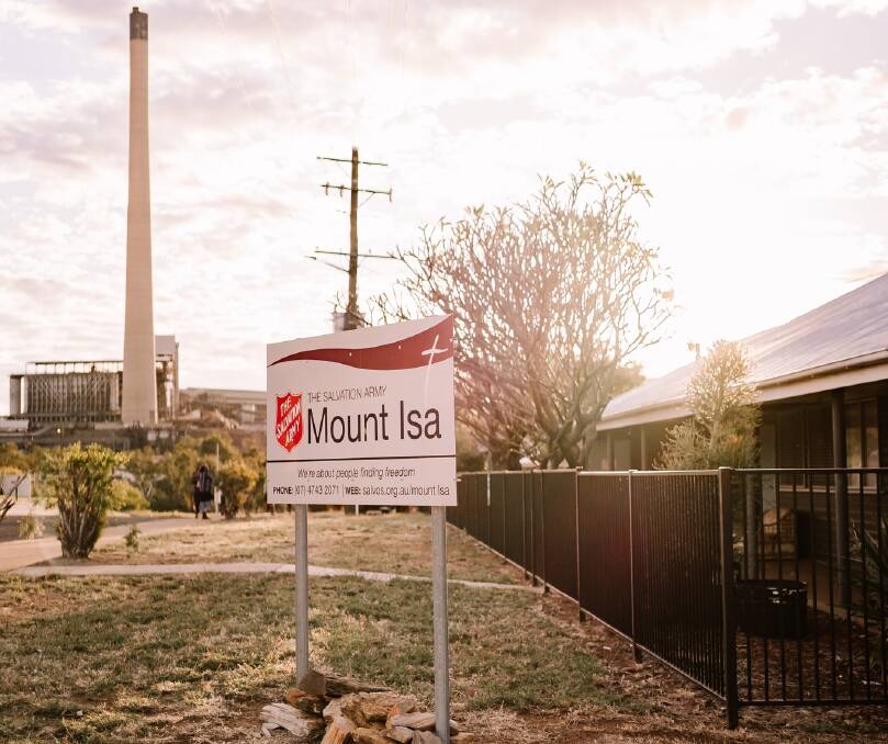 In 2018 the Steele family held a dual role also looking after the Salvation Army Church in Mount Isa. Photo supplied.