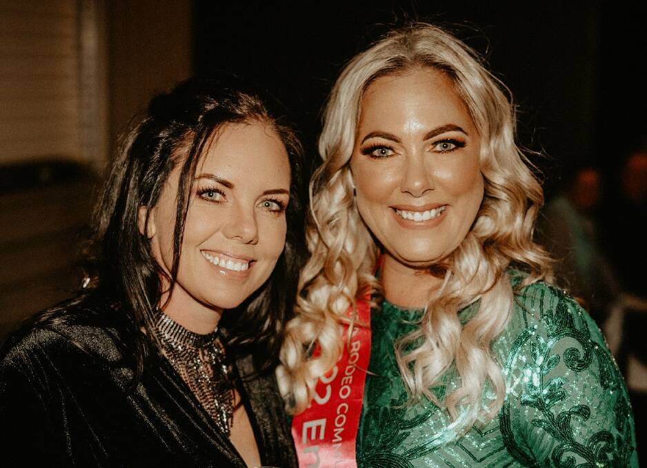 Tammy James (right) at her Balls Gone BAD event raising funds for the Mount Isa Cancer House. Photo: Joanna Giemza-Meehan - Lifestyle Photographer.