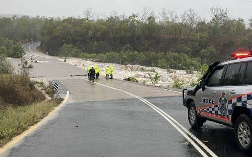 Floodwaters impacted Cook residents during Tropical Cyclone Jasper in December 2023. Photo: QPS