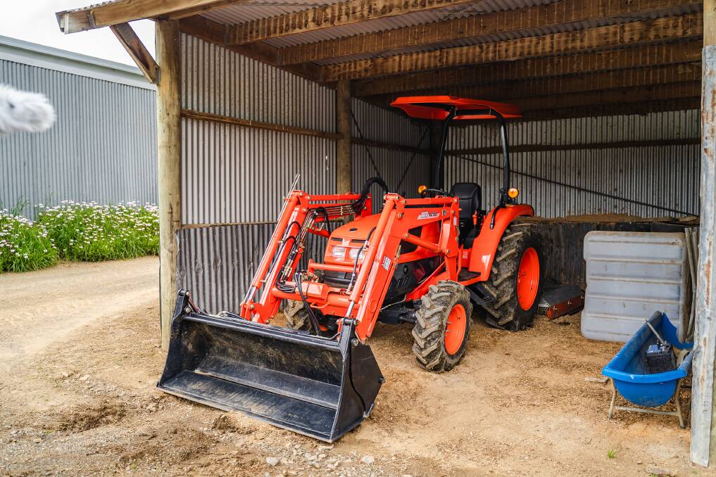 TRACTOR: If you're looking for a powerful piece of machinery to get all of those little jobs done, you can't go past the Kioti EX Series tractor.
