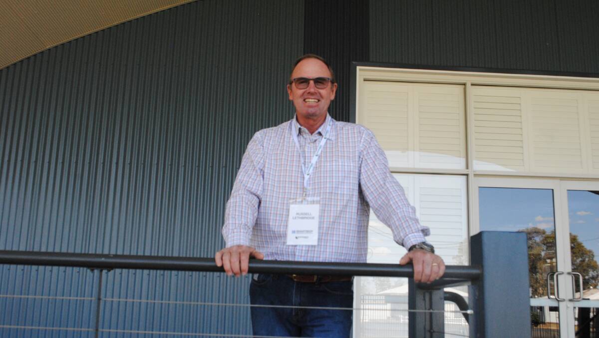 Russell Lethbridge in Dalby for the lotfeeding industry's SmartBeef conference. 