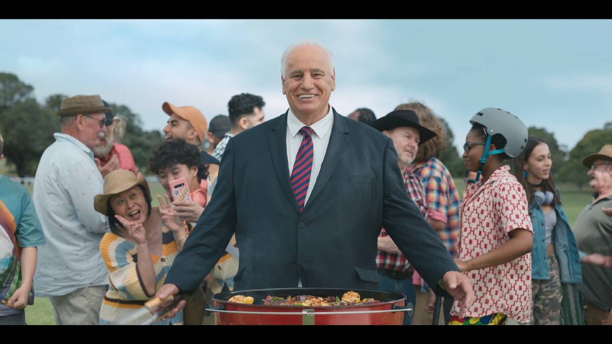 Sam Kekovich, known for his role as lambassador, has once again played a part in Meat & Livestock Australia's annual lamb ad.