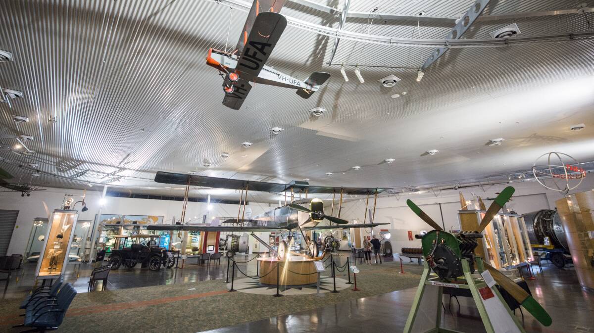 Inside the Qantas Founders Museum in Longreach, which saw 46,000 visitors in 2018/19.
