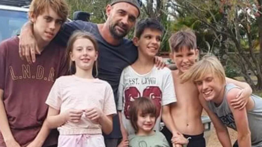 Kaylessi Roser, 7 (centre) with her family. Photo: GoFundMe.
