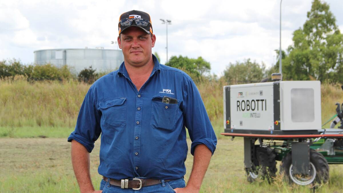 Formatt Machinery owner Nathan Attard, Bundaberg, likes the fact Robotti is broad and farmers can do a variety of different jobs with it. 