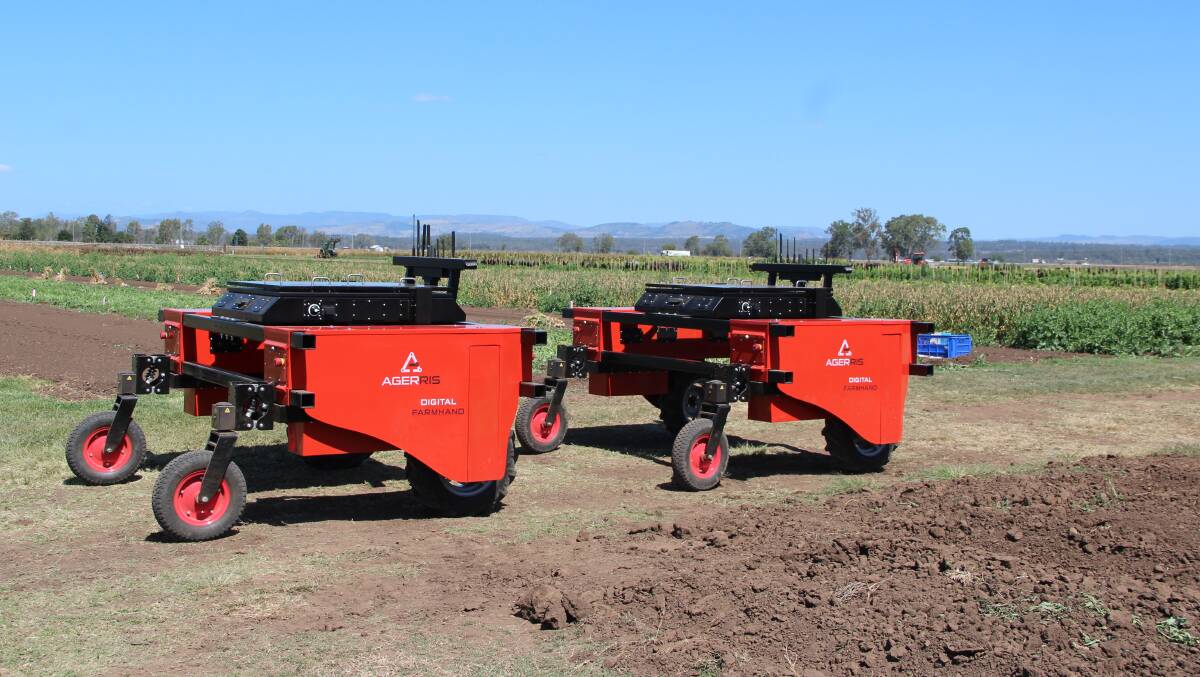 The Digital Farmhand is run by two, 24-volt electric motors and has a chain drive to reduce machine down-time.