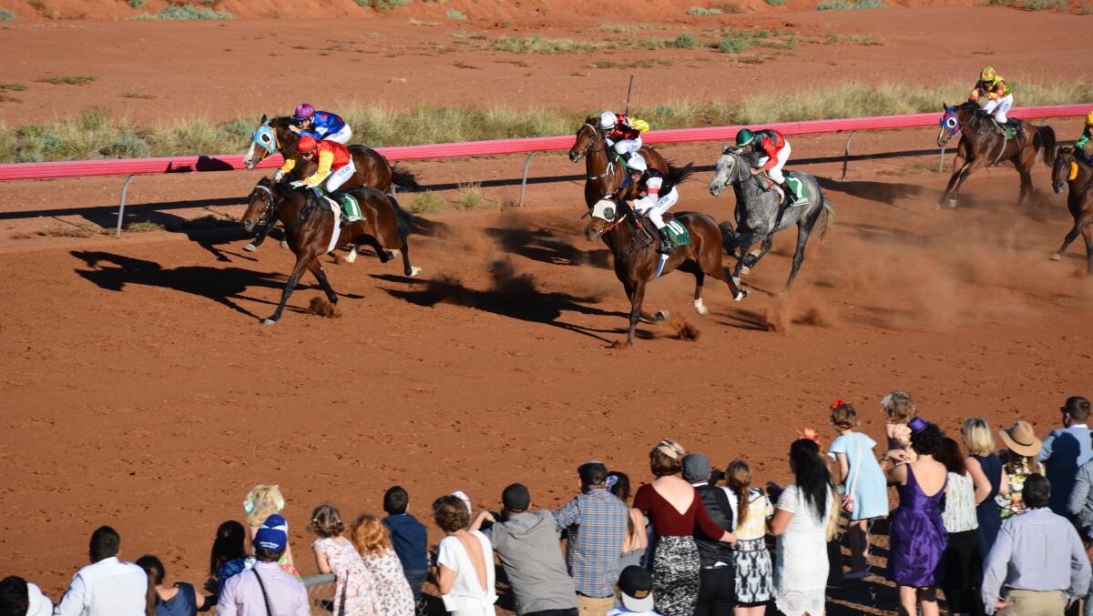 Country racing in action at Cloncurry in north west Queensland.