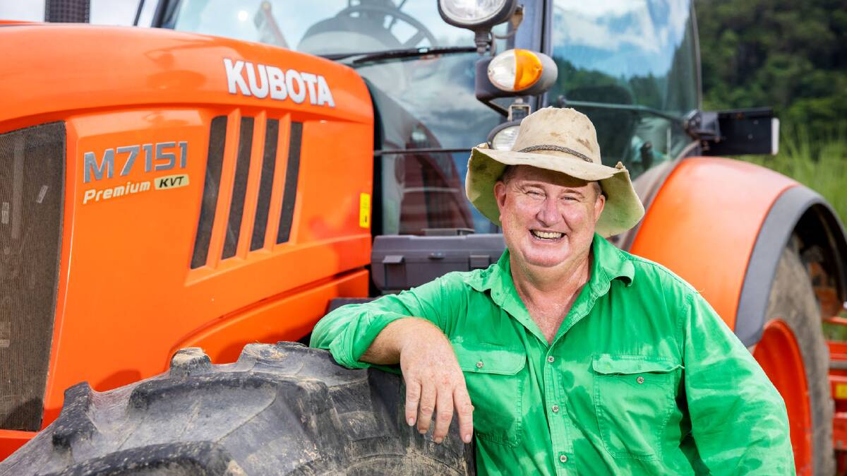 Kubota convert: Far North Queensland farmer Clint Reynolds began switching to Kubota tractors four years ago and hasn't looked back. 