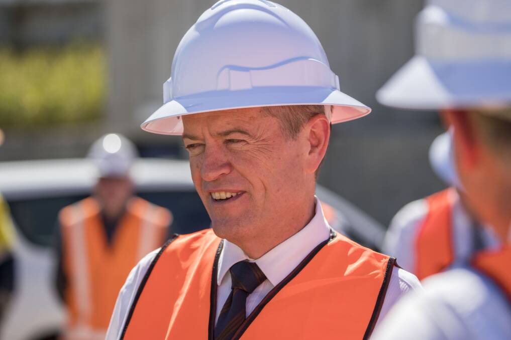 Power play: Federal Opposition Leader Bill Shorten has announced an ambitious energy policy for the Labor party. Photo by Glenn Hunt.