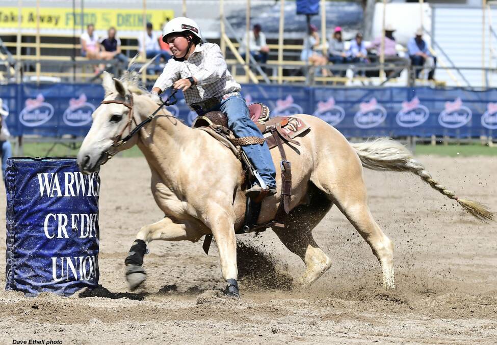 Blake Weier: A rider to watch at the Warwick Evandale Junior Rodeo. - Photo: Dave Ethell Photos 