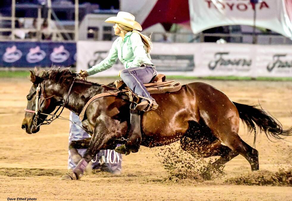 RODEO'S BEST: Top competitor Shianne O’Donoghue-Kent will head to Stanthorpe. Photo: Dave Ethell Photos 