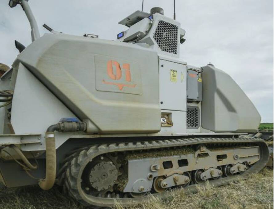 The OXIN autonomous tractor. Picture supplied
