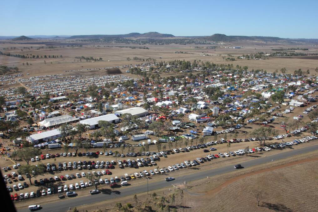 PEAK EVENT: More than 60,000 visitors are expected to visit the 2000 exhibitors and demonstrations at CRT FarmFest at Kingsthorpe, near Toowoomba, from June 5 to 7.