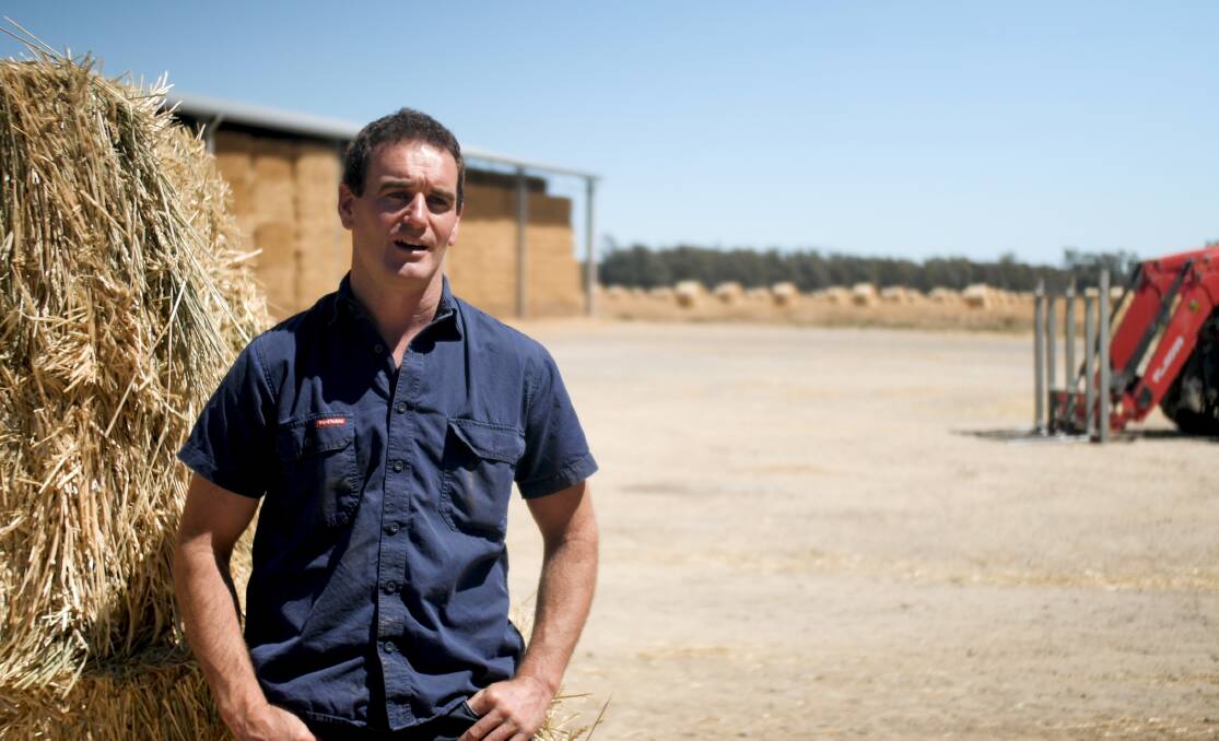 Unlocking nutrients: Victorian farmer Ben Robinson says he's noticed how his crops continue to perform, even in dry years.