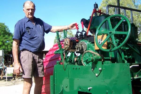 Thanks to the dedication and ingenuity of a Home Hill man, Tom Callow, one of only ten10 restored Marshall Colonial tractors left in the world has been restored.   