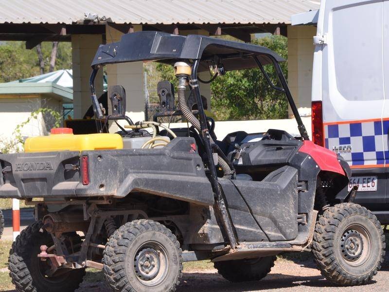The missing woman found an ATV, which she drove towards a highway to get help. (Fraser Barton/AAP PHOTOS)
