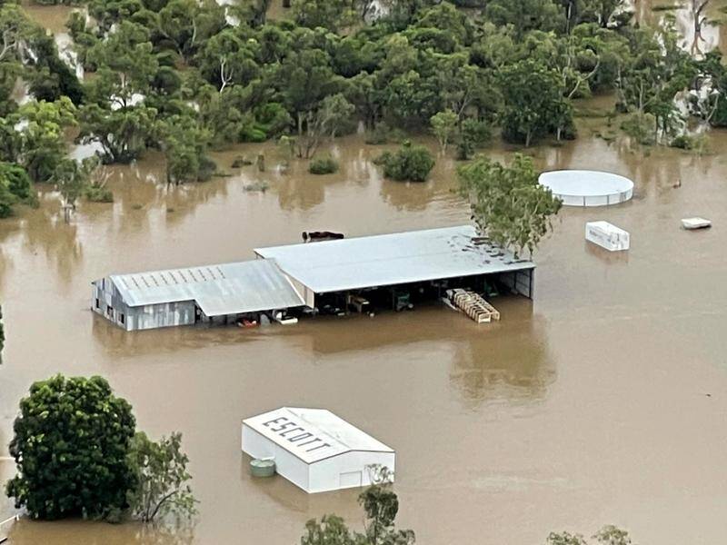 Burketown's worst-ever flooding has surpassed the 6.78-metre record levels of 2011. (PR HANDOUT IMAGE PHOTO)