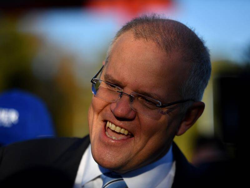 Scott Morrison is spending his election morning in Tasmania before flying to Sydney to vote.