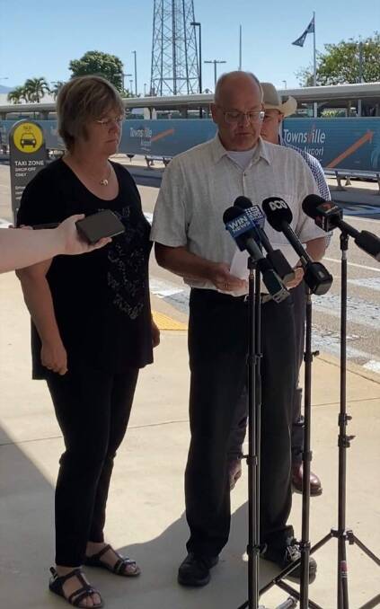 Missing vet Lukas Orda's parents Sabine and Ulrich have made an impassioned plea for the search for those missing on the Gulf Livestock 1 to continue.