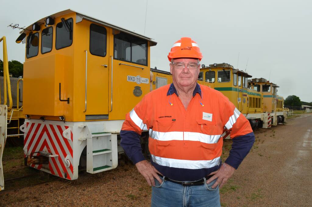 Wilmar's Herbert Transport Operations Manager Lindsay Wheeler with a train which now has front and rear cameras.