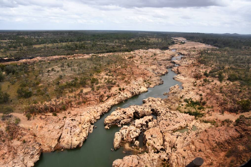 The site of the proposed Big Rocks Weir near Charters Towers.