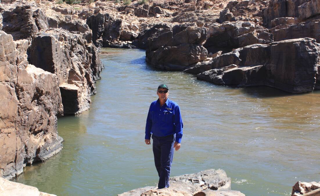 WATERSHED MOMENT: Michael Penna, Riverview, is a vocal advocate for the construction of Big Rocks Weir, along with other farmers in the Charters Towers district.