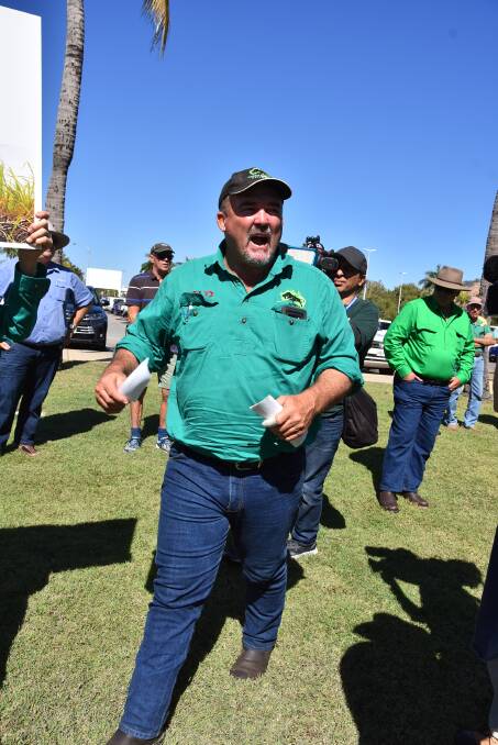 Green Shirts Movement organiser Martin Bella fired up the 300-strong crowd.