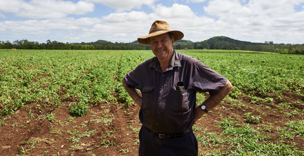 WHAT A GEM: Atherton potato grower David Nix has welcomed the potential to expand exports out of Cairns Airport. Photo: Michael Petersen, courtesy of AUSVEG.