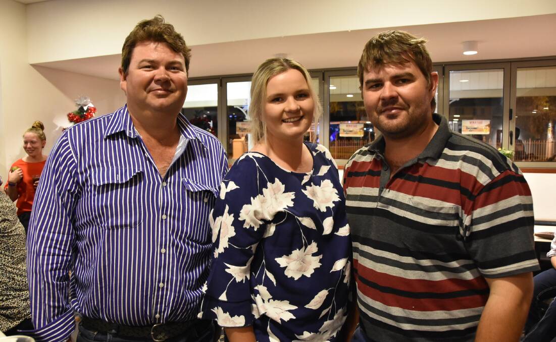 Vendors and buyers mingled at a meet and greet ahead of the 2018 Wilangi Bull Sale.