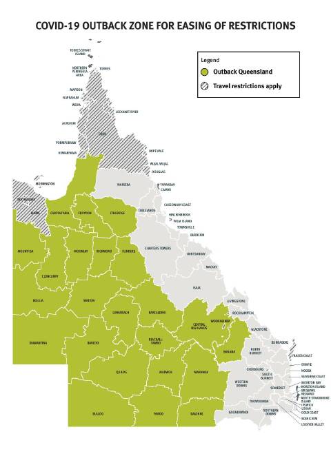 Queensland has been divided into zones ahead of coronavirus restrictions easing this weekend.