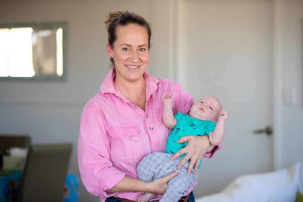 Ruth Chaplain was 38-weeks pregnant with baby Walter during the monsoonal flood.