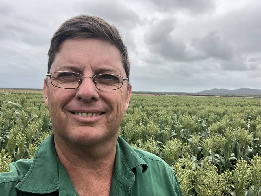 GRUB BUSTER: Brent Wilson from Nutrien Ag Solutions was the first to detect fall armyworm on the Burdekin and has been working tirelessly ever since.