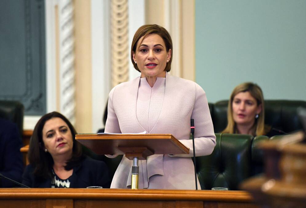 Treasurer Jackie Trad hands down her first budget.