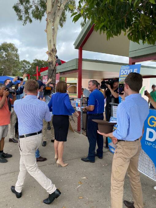 LNP Leader Deb Frecklington is in Townsville this morning.
