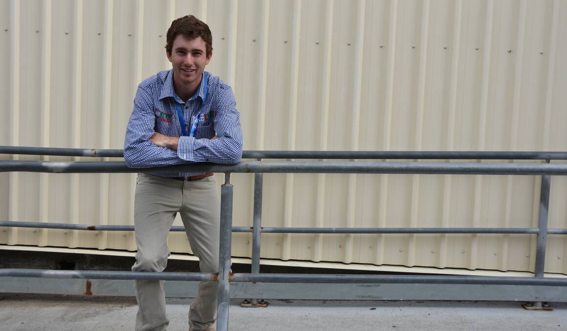Hamish Lamond, 22, head stockman at Rocklands Station, Camooweal, is taking part in the Graeme Acton Beef Connections mentoring program.