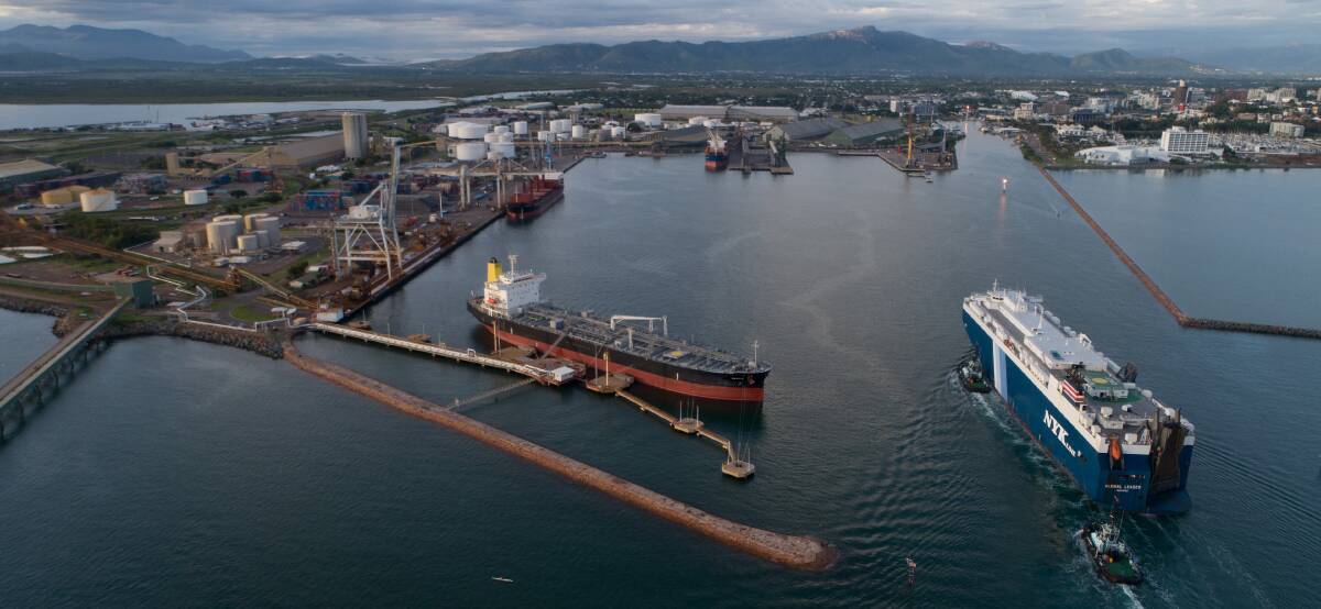 The Port of Townsville reported a strong financial year, partly buoyed by record breaking cattle exports.
