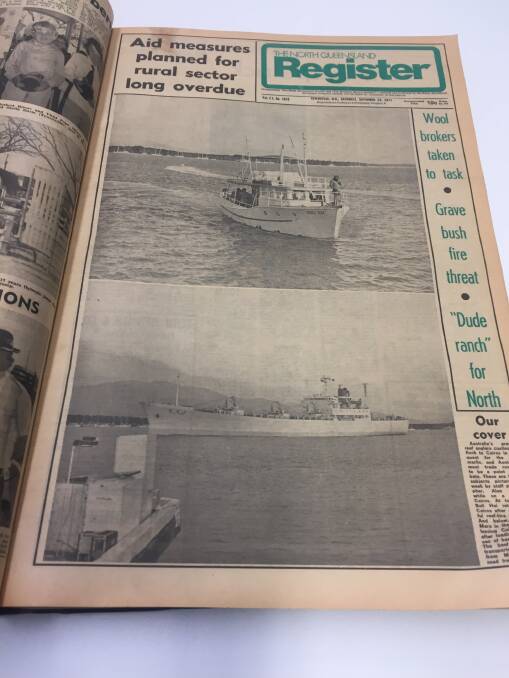 A copy of the front page back in September 1977. 