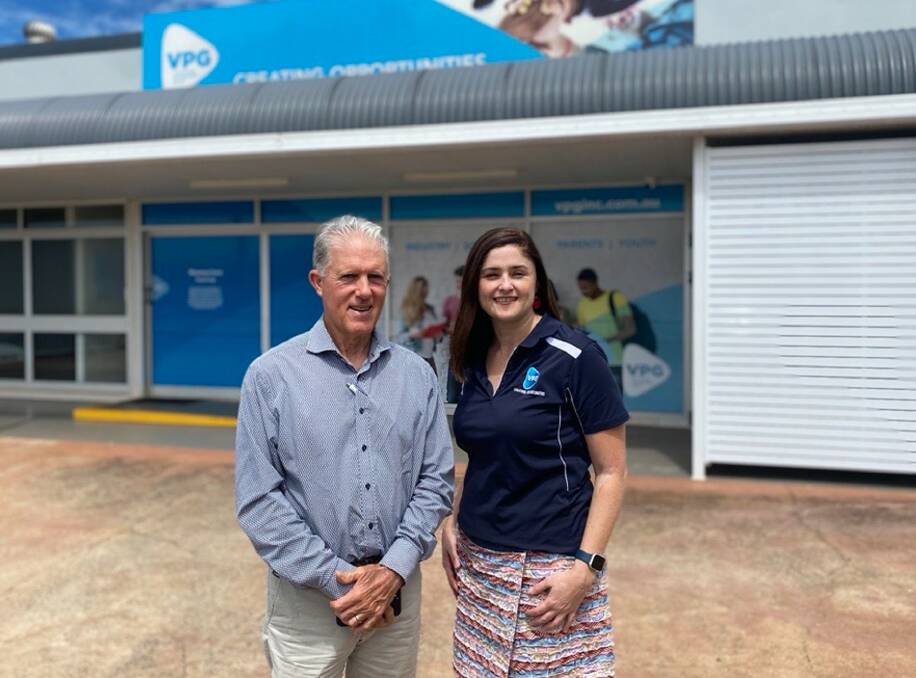 Mayor Rod Marti and VPG CEO Maryanne Tranter. Picture: Supplied 