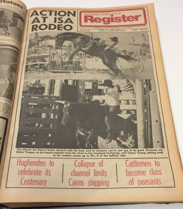  A copy of the front page of NQR in August 1977.
