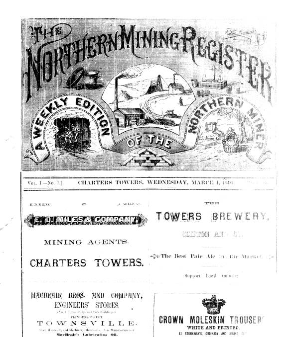 The first edition of the Northern Mining Register. 