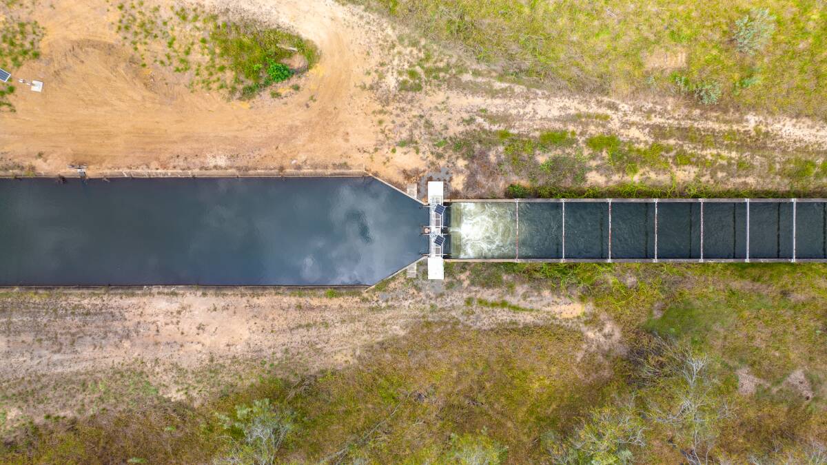 An example of efficiency improvement works delivered in the Mareeba Dimbulah Water Supply Scheme. Picture supplied by National Water Grid Authority
