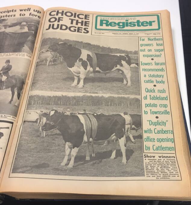 A copy of the front page of NQR in August 1977. 